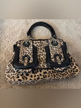 Vintage Leopard Print Handbag